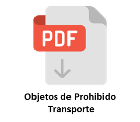 Objetos de Prohibido Transporte